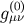 g(0μ)ν