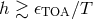 h ≳ 𝜖TOA∕T