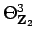 $ \Theta^3_{\mathbf Z_2}$